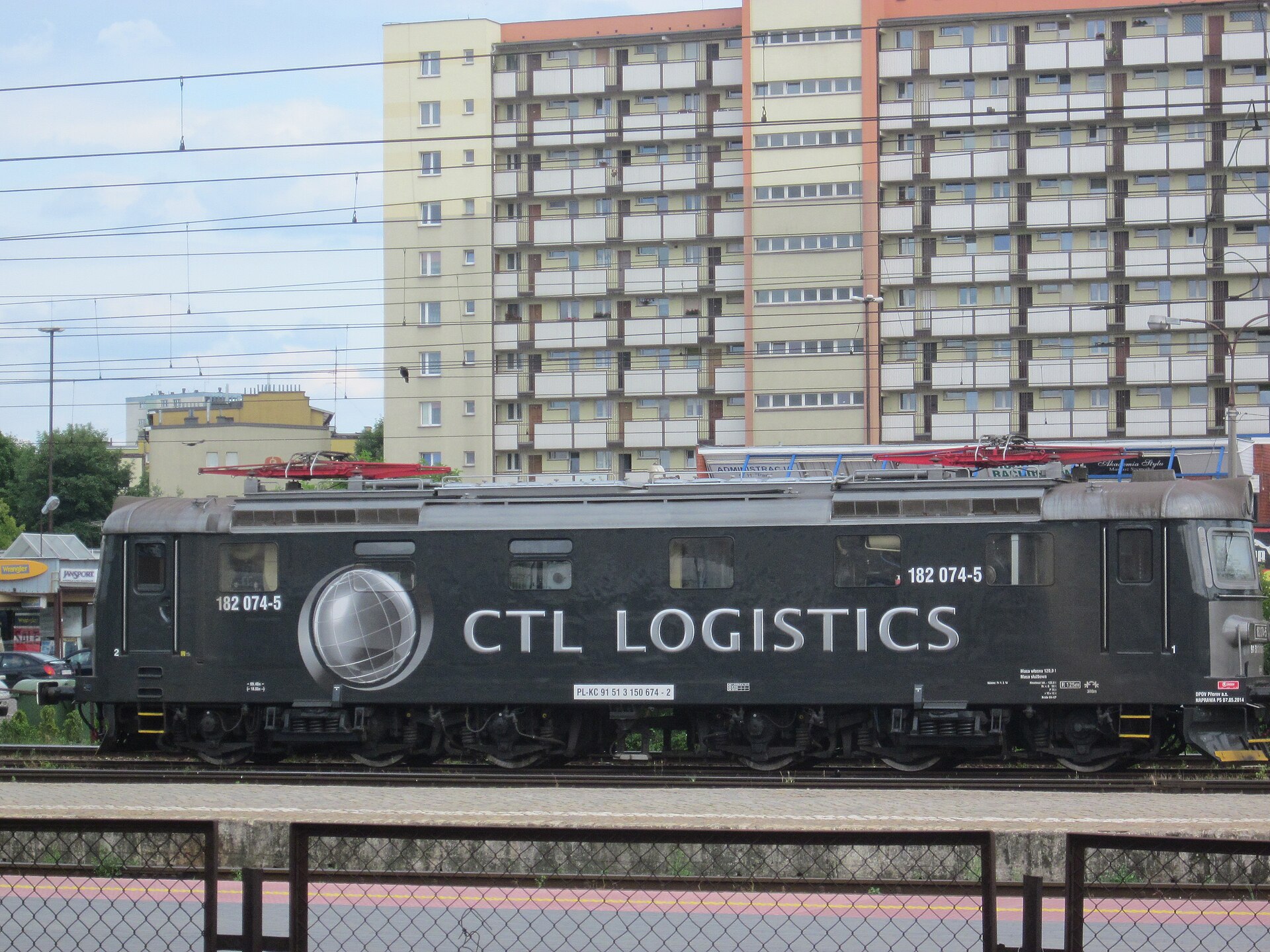 波兰比亚韦斯托克的CTL Logistics机车