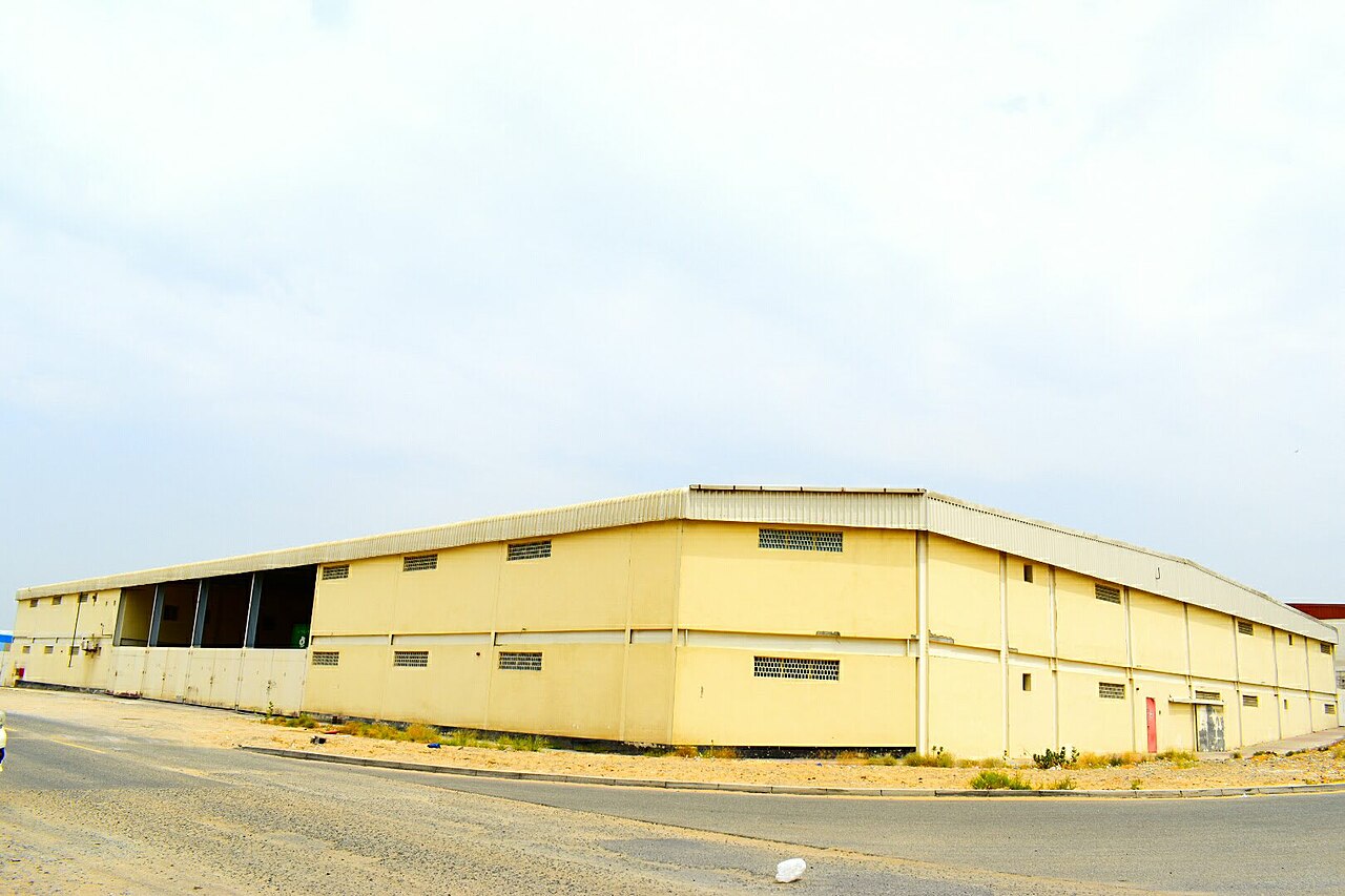 阿联酋Ajman仓库建筑，来源标注Al Baraha施工项目，2019年资料照片