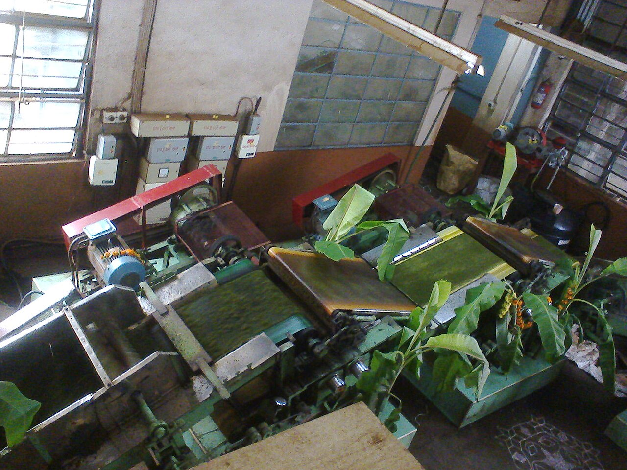 茶叶工厂传送与加工设备，2014年