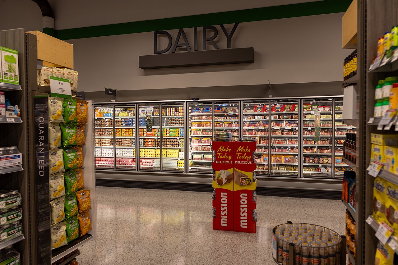 美国Florida Orlando Publix乳品货柜，2025年