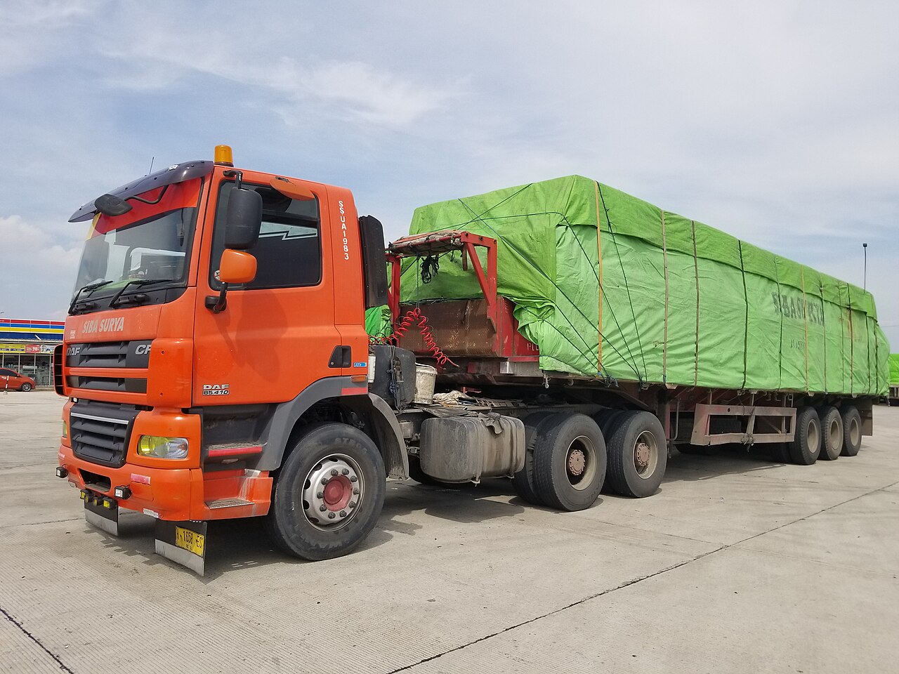 印度尼西亚PT Siba Surya Semarang的DAF CF85.410货车,2021年