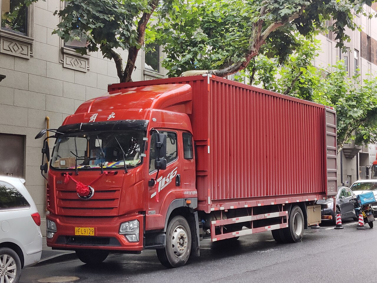 FAW解放JK6厢式货车,2021年
