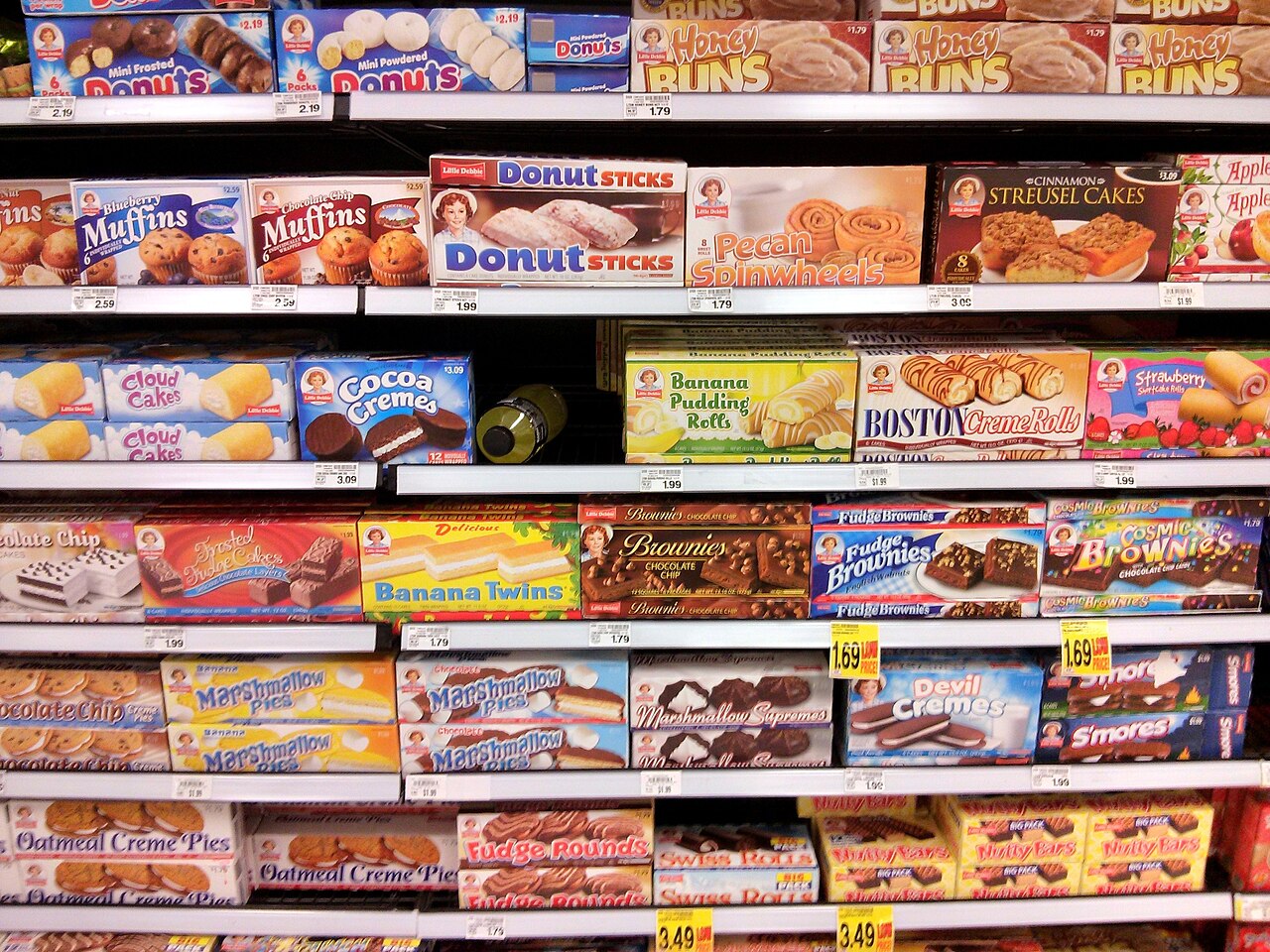2013年美国Houston超市的包装食品陈列