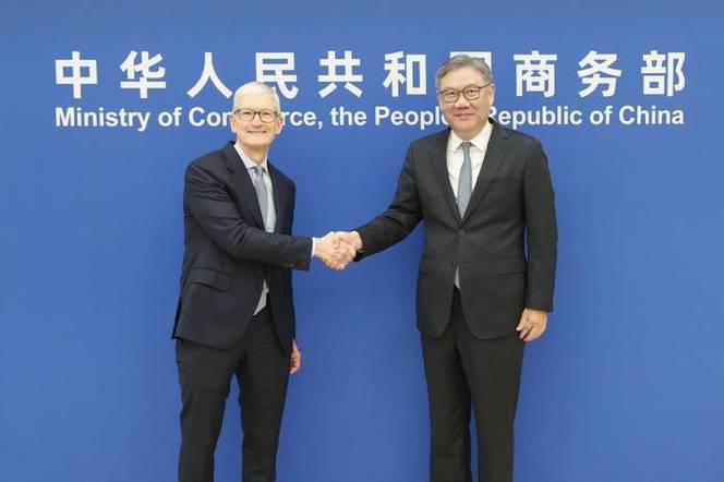 王文涛部长会见美国苹果公司执行董事长蒂姆·库克-灵动谷外贸资讯