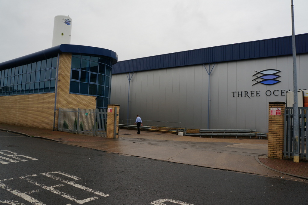 英国赫尔河畔金斯顿Dairycoates的Three Oceans鱼类加工厂外观（2013年资料）（真实资料图）