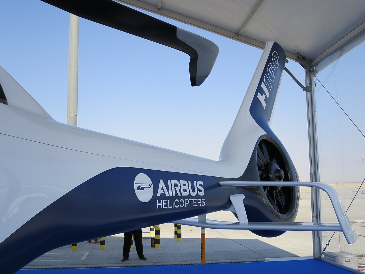 Airbus H160尾部与涵道尾桨展示