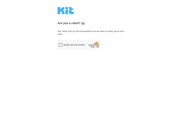 ConvertKit网站首页预览