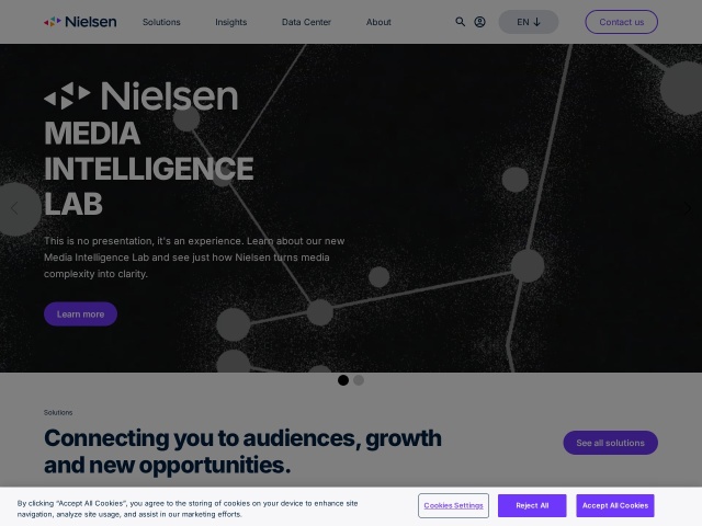 NieLsen – 尼尔森网站首页预览