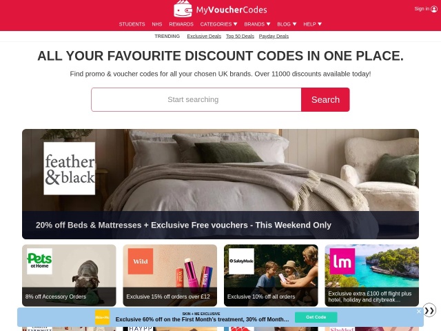 MyVoucherCodes 英国