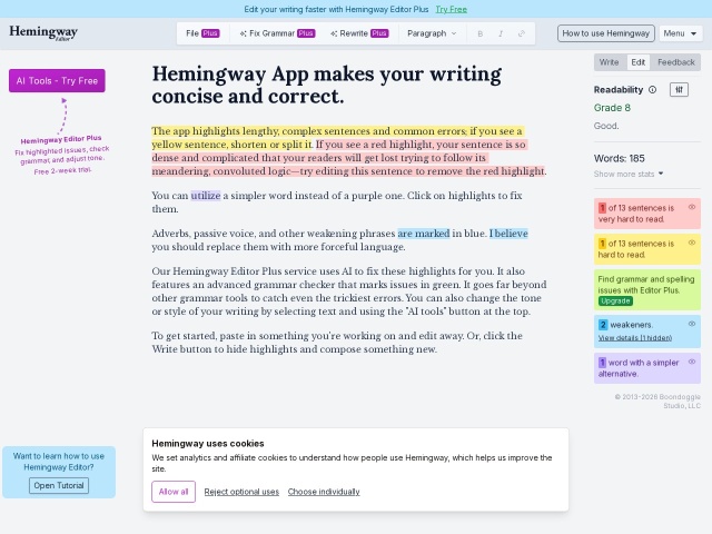 Hemingwayapp