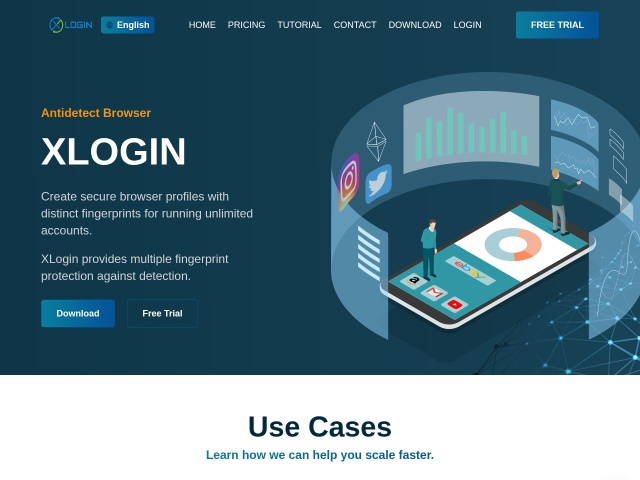 Xlogin网站首页预览
