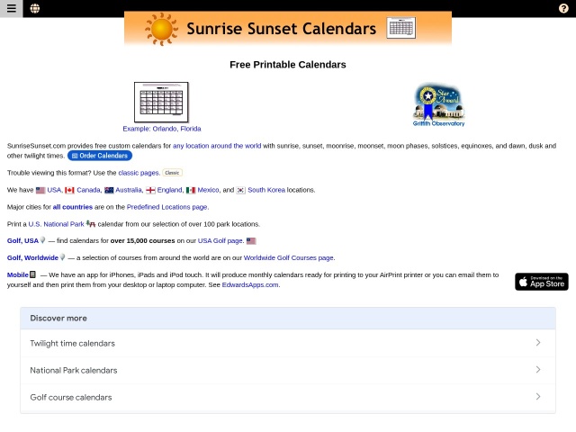 Sunrise Sunset