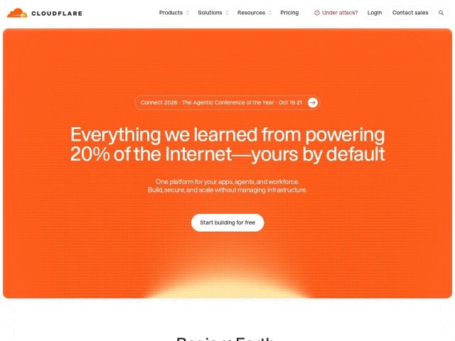 Cloudflare（cloudflare.com）