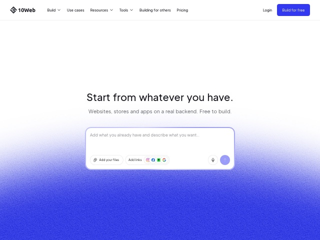 10Web（10web.io）
