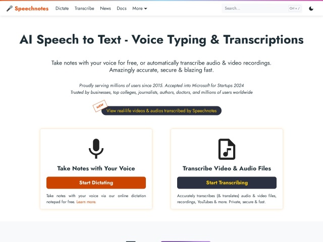 Speechnotes
