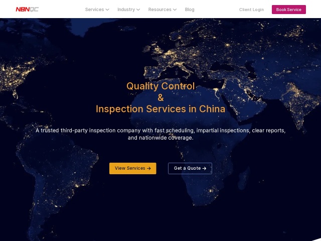 NBNQC网站首页预览