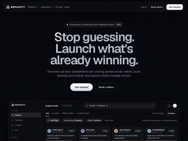 AdPlexity E-Commerce