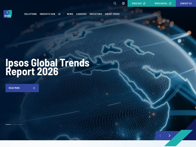 Ipsos – 易普索网站首页预览
