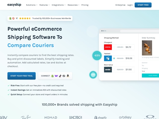Easyship运价