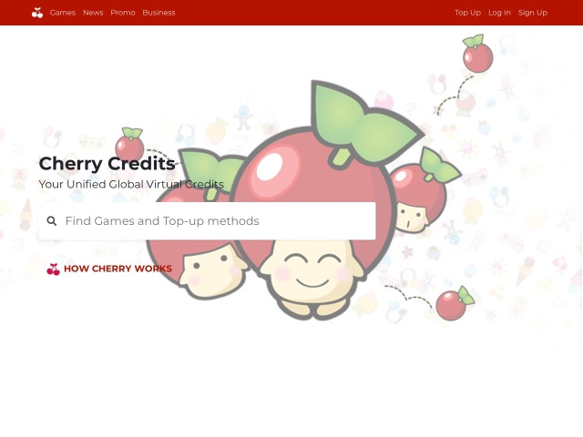 Cherry Credits网站首页预览