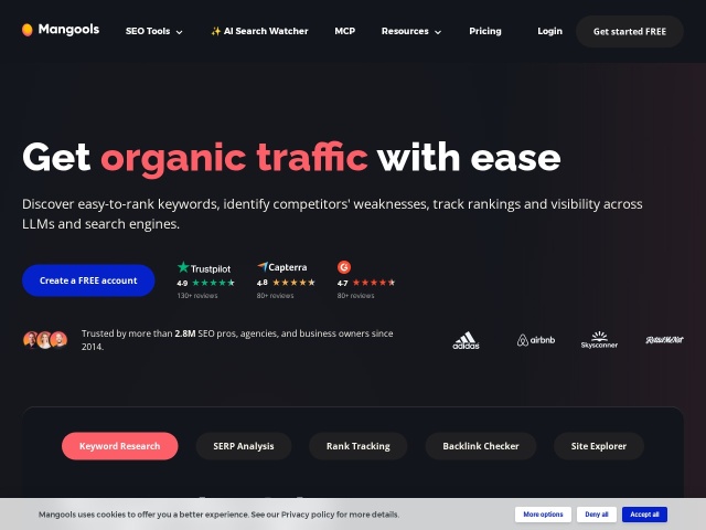 KWFinder网站首页预览